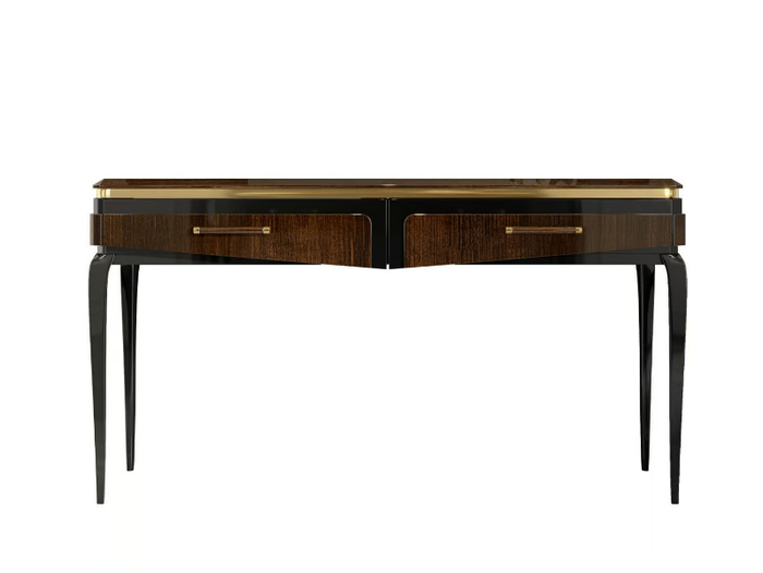 VICTOR - Rectangular wooden console table with drawers _ A.R. Arredamenti